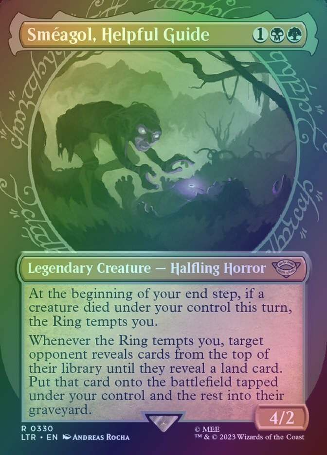 Sméagol, Helpful Guide (LTR) (330) / Borderless / Showcase / Foil