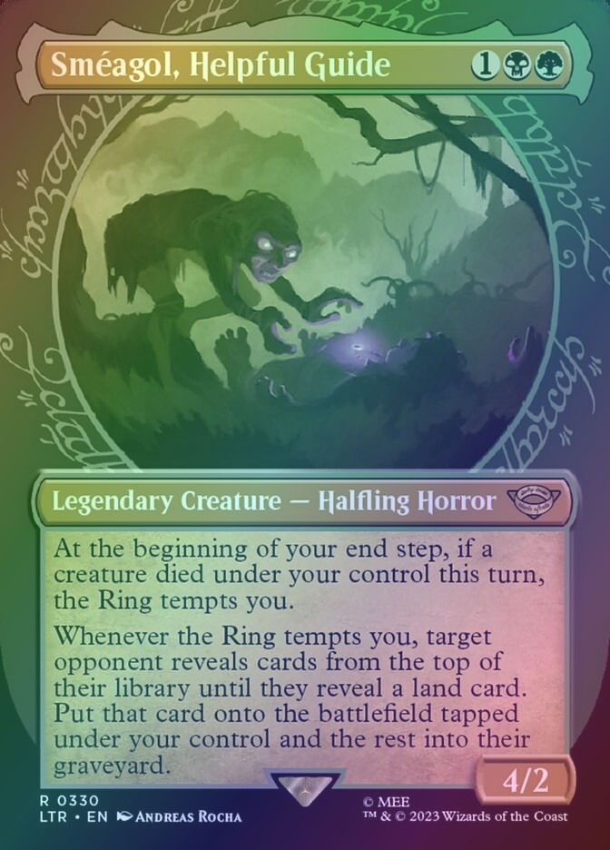 Sméagol, Helpful Guide (LTR) (330) / Borderless / Showcase / Foil