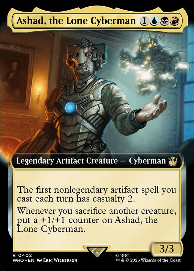 Ashad, the Lone Cyberman (WHO) (402) / Extended Art