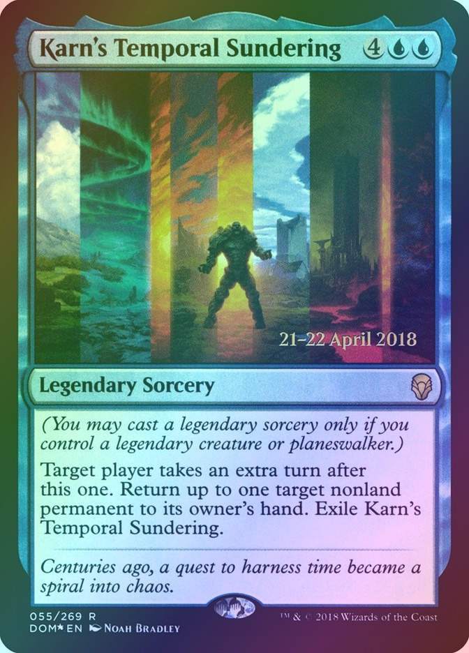 Karn's Temporal Sundering (PDOM) (55s) / Foil