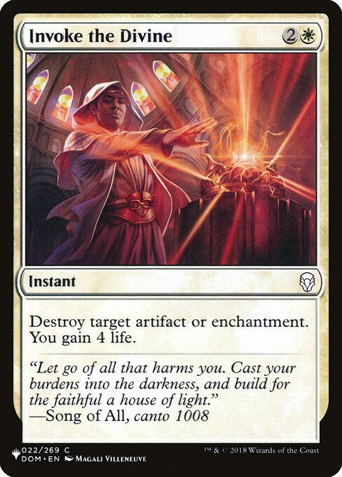 Invoke the Divine (PLST) (DOM-22)