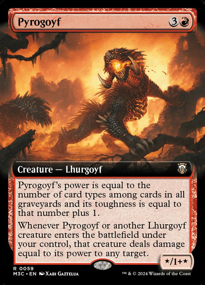 Pyrogoyf (m3c) (59) / Extended Art