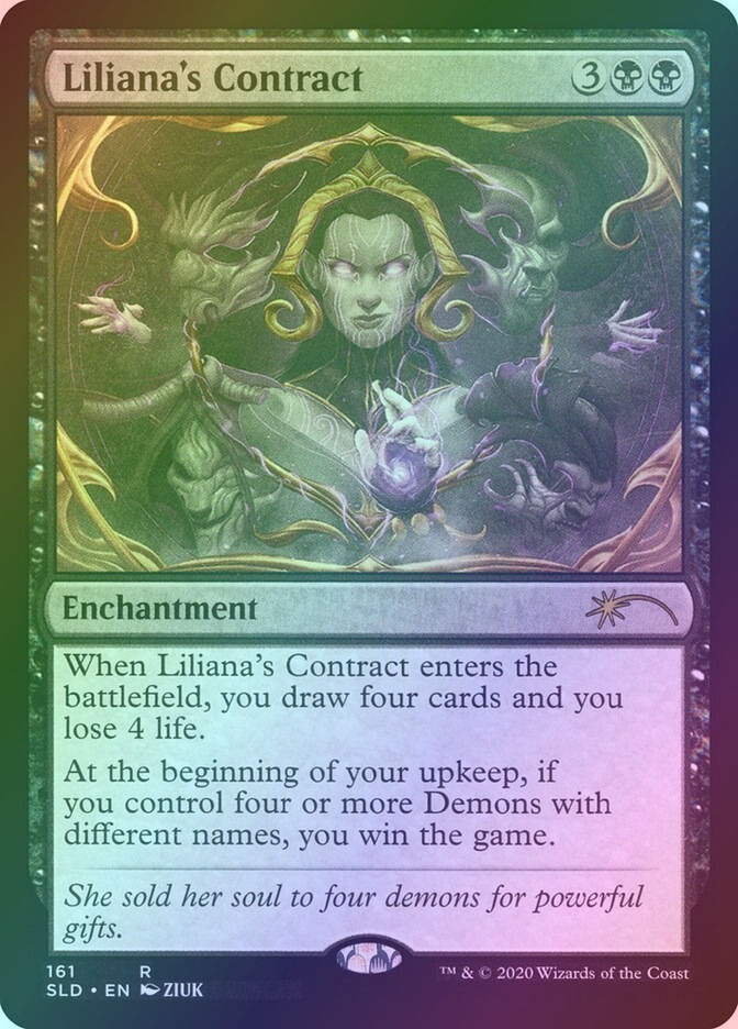 Liliana's Contract (SLD) (161) / Foil