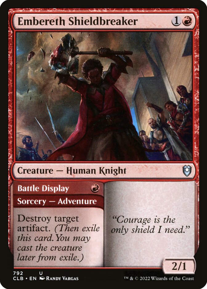 Embereth Shieldbreaker // Battle Display (CLB) (792)