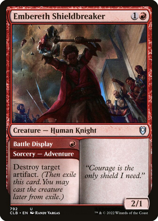 Embereth Shieldbreaker // Battle Display (CLB) (792)