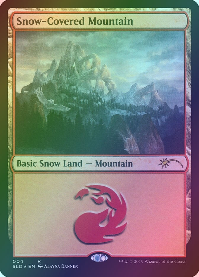 Snow-Covered Mountain (SLD) (4) / Foil