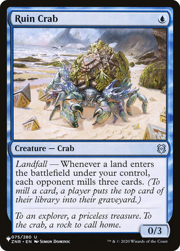 Ruin Crab (PLST) (ZNR-75)