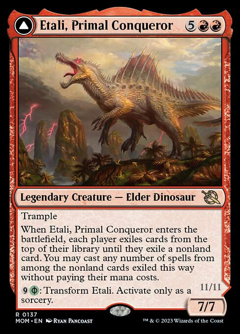 Etali, Primal Conqueror // Etali, Primal Sickness (mom)