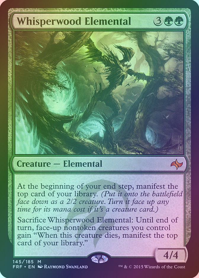 Whisperwood Elemental (FRF) (145) / Foil