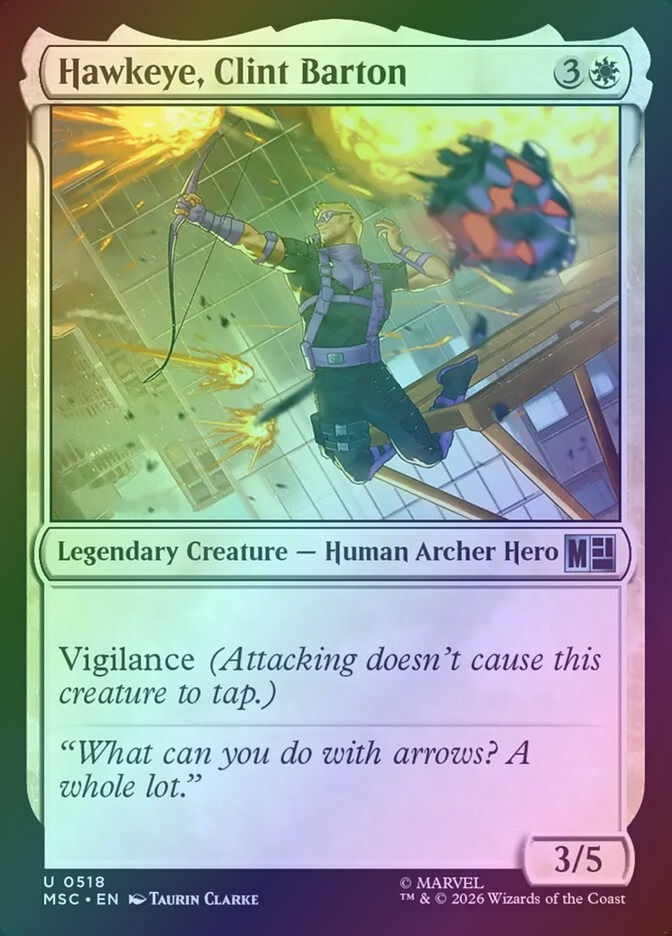 Hawkeye, Clint Barton (MSC) (518) / Foil