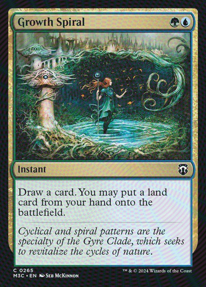 Growth Spiral (M3C) (265) / Ripple Foil