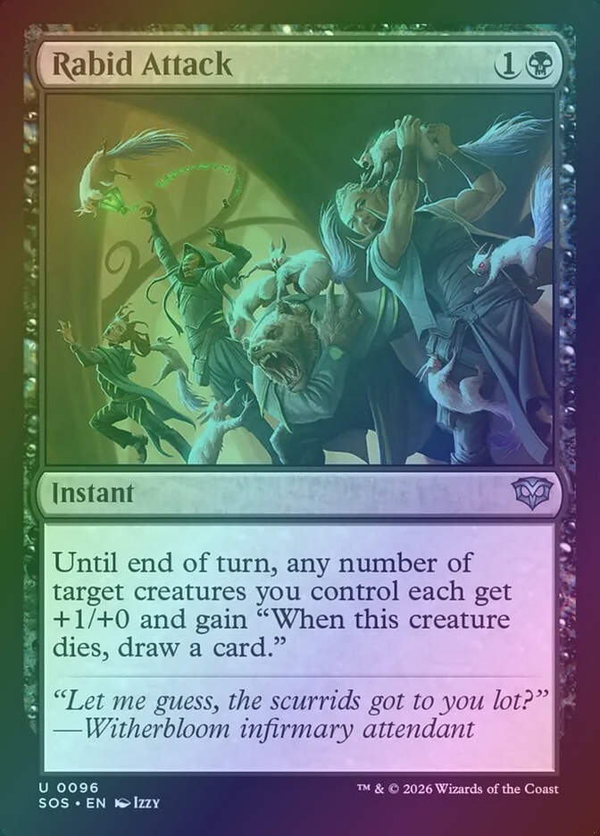 Rabid Attack (SOS) (96) / Foil
