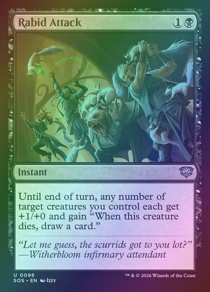 Rabid Attack (SOS) (96) / Foil