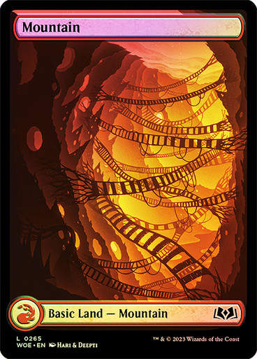 Mountain (woe) / Full Art / Foil
