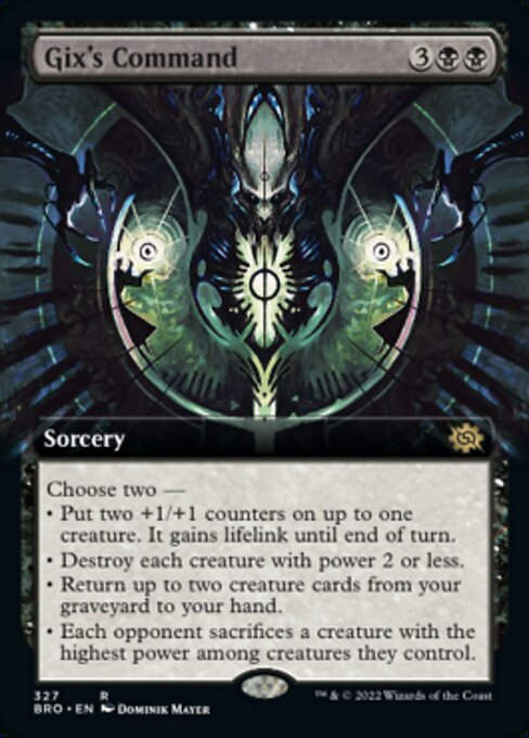 Gix's Command (BRO) / Extended Art