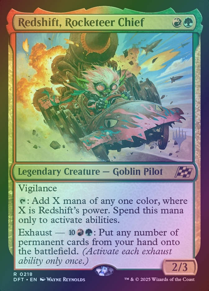Redshift, Rocketeer Chief (PDFT) (218p) / Foil