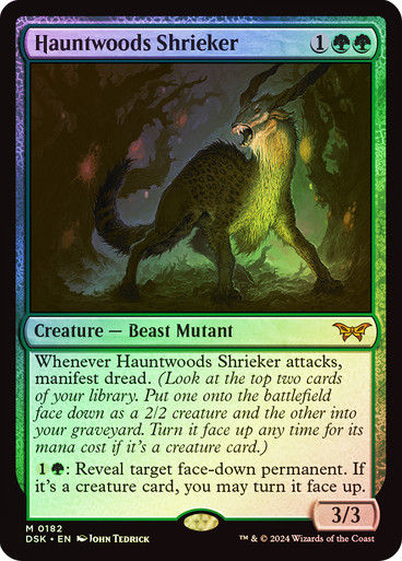 Hauntwoods Shrieker (DSK) (182) / Foil