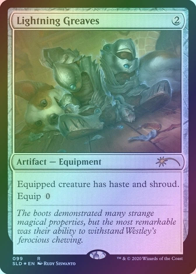 Lightning Greaves (SLD) (99) / Foil