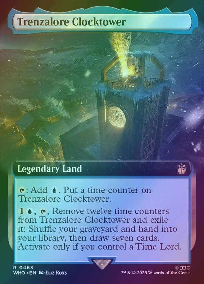 Trenzalore Clocktower (WHO) (463) / Extended Art / Foil