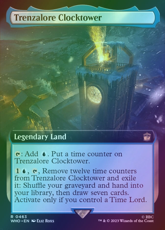 Trenzalore Clocktower (WHO) (463) / Extended Art / Foil