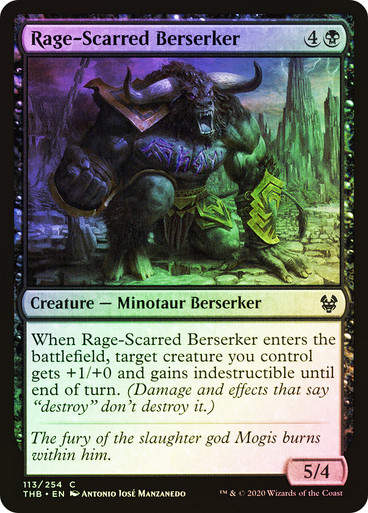 Rage-Scarred Berserker (THB) (113) / Foil