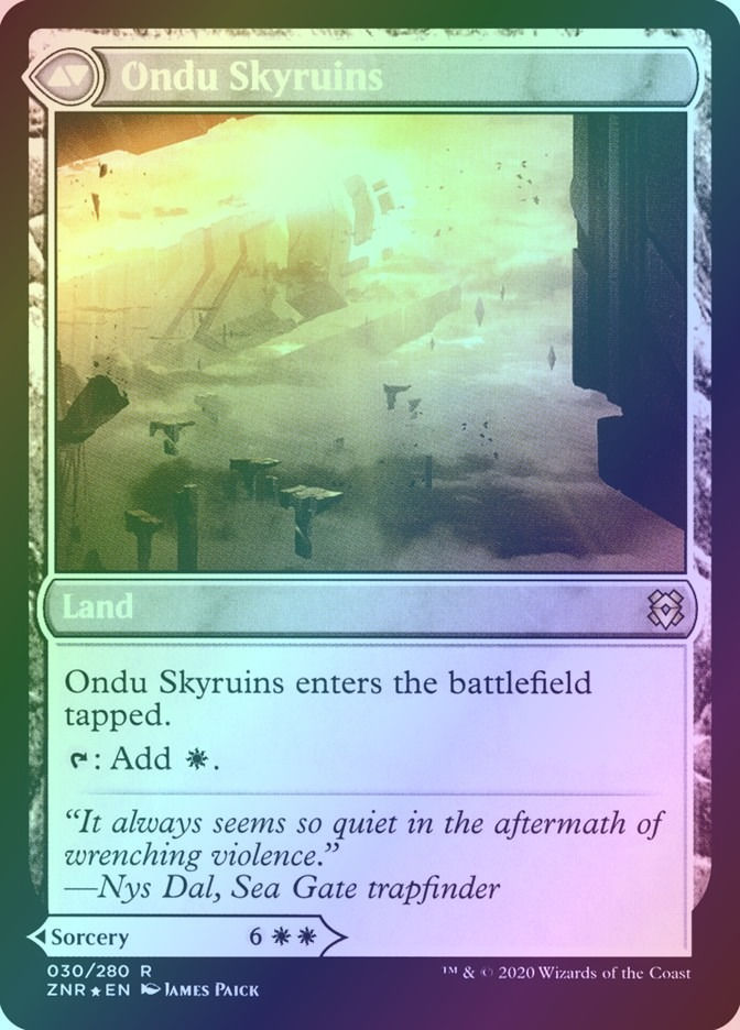 Ondu Inversion // Ondu Skyruins (PZNR) (30s) / Foil — cara 2 de 2