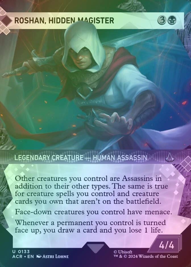Roshan, Hidden Magister (ACR) (133) / Borderless / Showcase / Foil