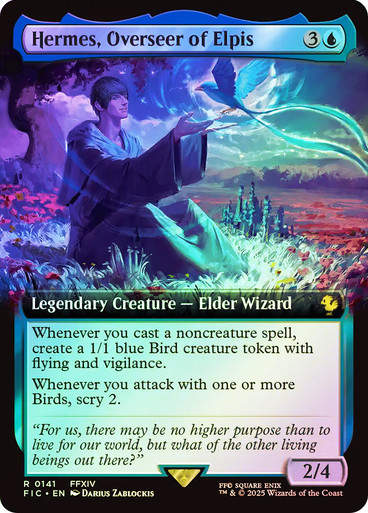 Hermes, Overseer of Elpis (FIC) (141) / Extended Art / Foil