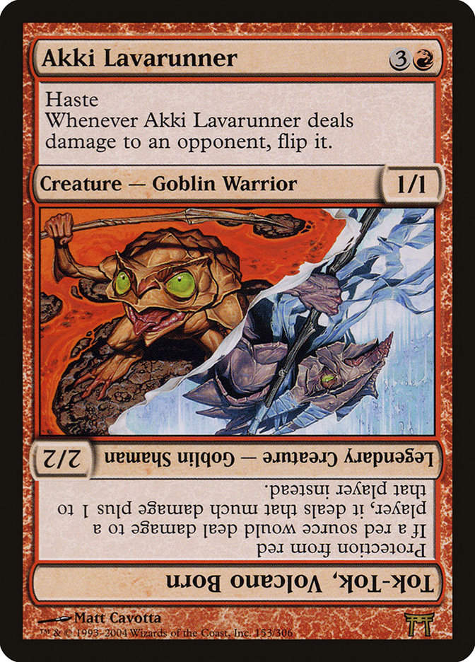 Akki Lavarunner // Tok-Tok, Volcano Born (CHK) (153)