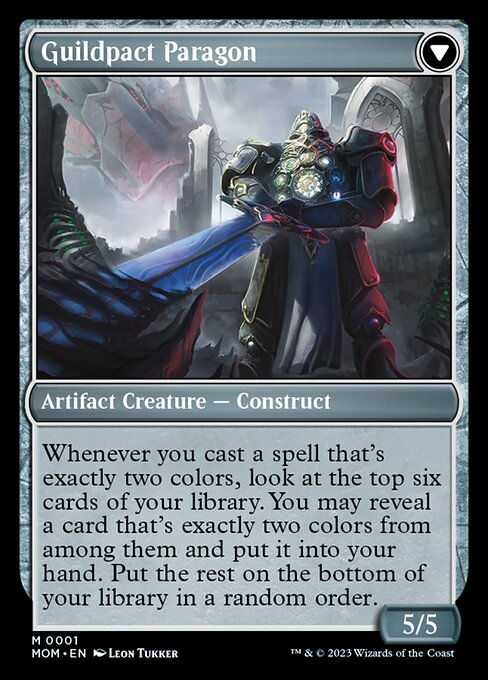 Invasion of Ravnica // Guildpact Paragon (mom) — cara 2 de 2