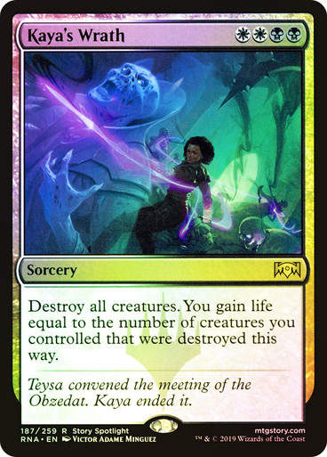 Kaya's Wrath (RNA) (187) / Foil
