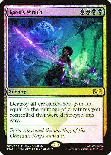 Kaya's Wrath (RNA) (187) / Foil