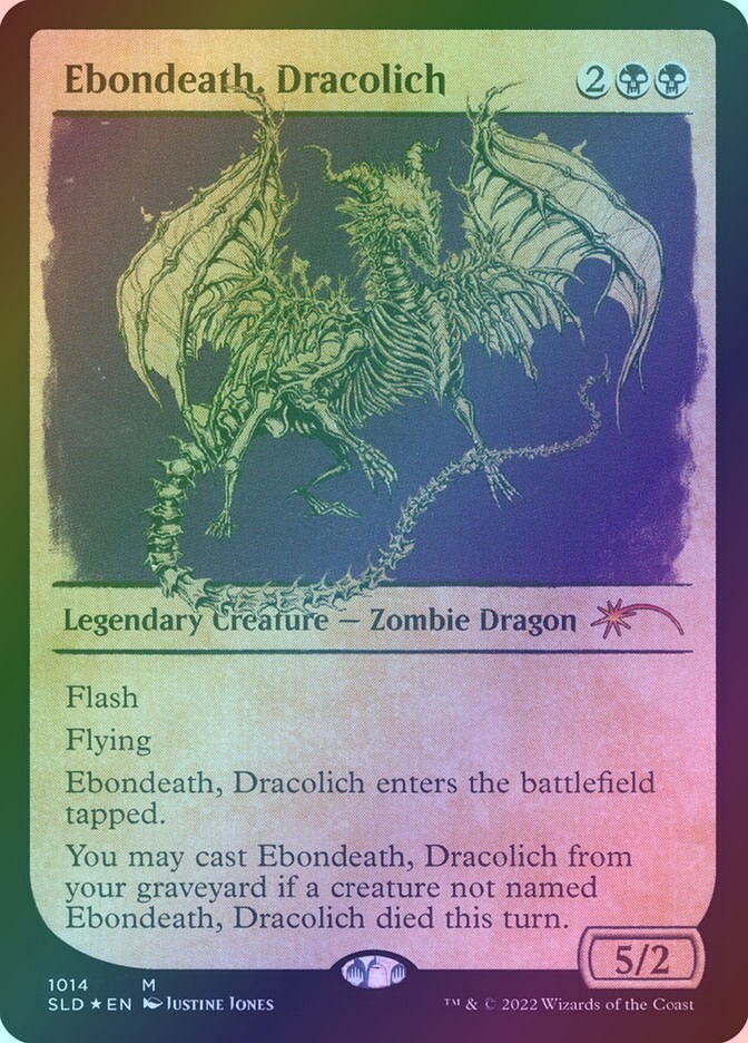 Ebondeath, Dracolich (SLD) (1014) / Showcase / Foil