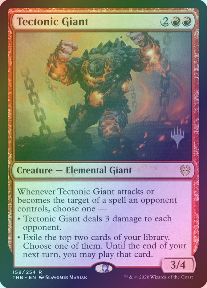 Tectonic Giant (PTHB) (158p) / Foil
