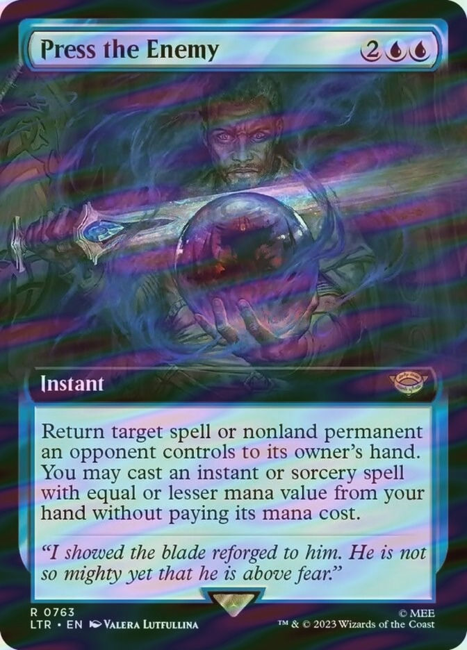 Press the Enemy (LTR) (763) / Extended Art / Surge Foil