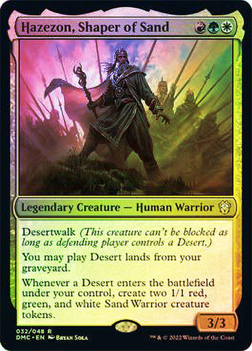 Hazezon, Shaper of Sand (DMC) / Legends Retold / Foil