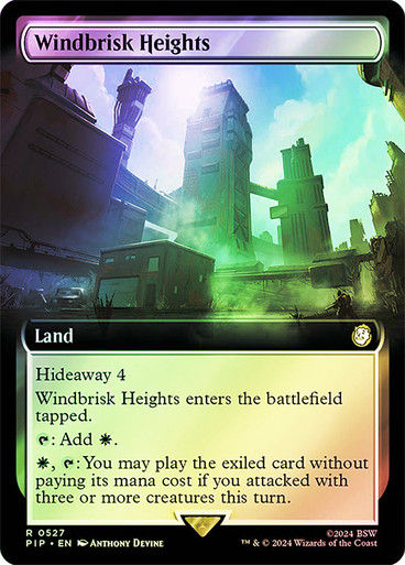 Windbrisk Heights (pip) (527) / Extended Art Foil