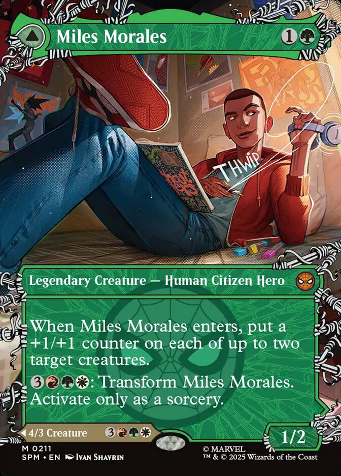 Miles Morales // Ultimate Spider-Man (SPM) (211) / Showcase — cara 1 de 2