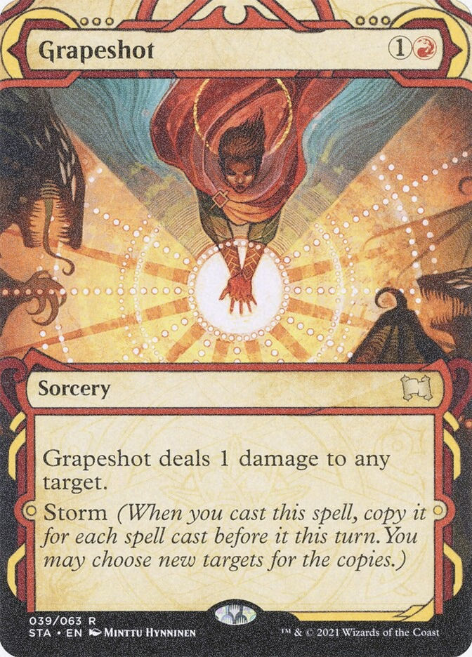 Grapeshot (STA) (39) / Borderless / Showcase / Foil Etched