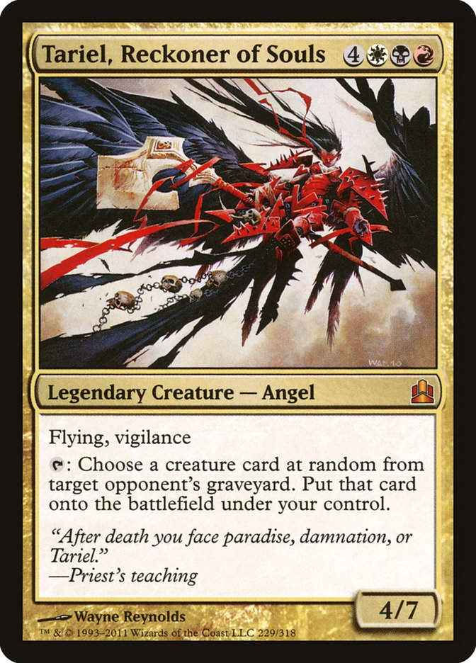 Tariel, Reckoner of Souls (cmd)