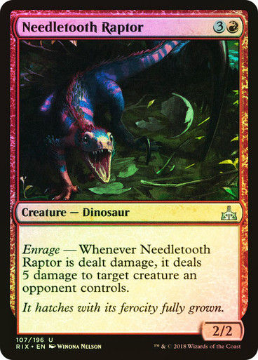 Needletooth Raptor (RIX) (107) / Foil