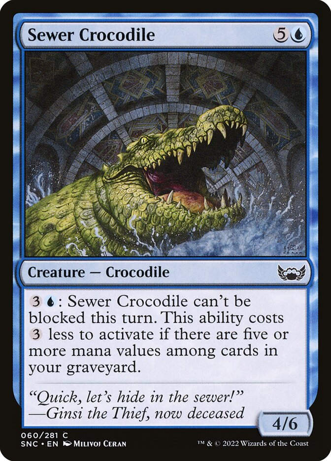 Sewer Crocodile (SNC) (60)