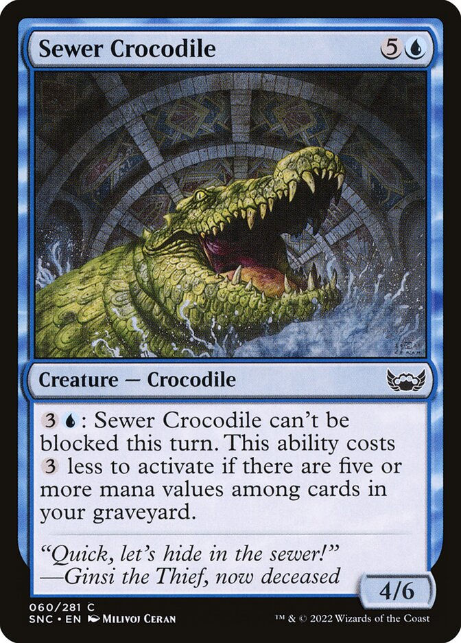 Sewer Crocodile (SNC) (60)