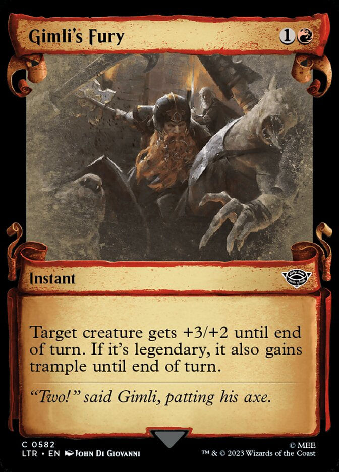Gimli's Fury (LTR) (582) / Showcase