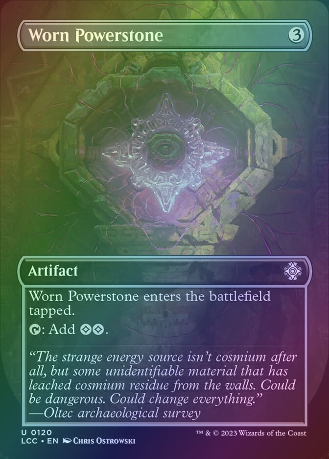 Worn Powerstone (LCC) (120) / Borderless / Foil