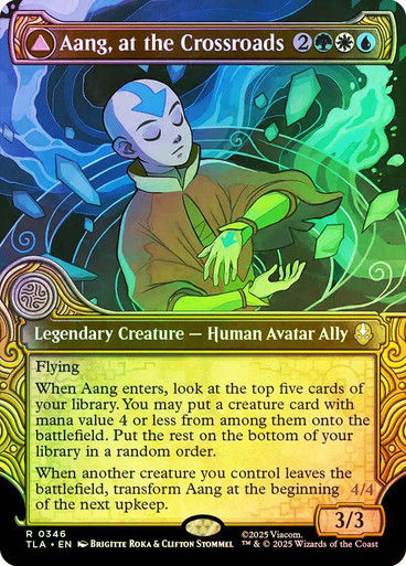 Aang, at the Crossroads // Aang, Destined Savior (TLA) (346) / Showcase / Foil