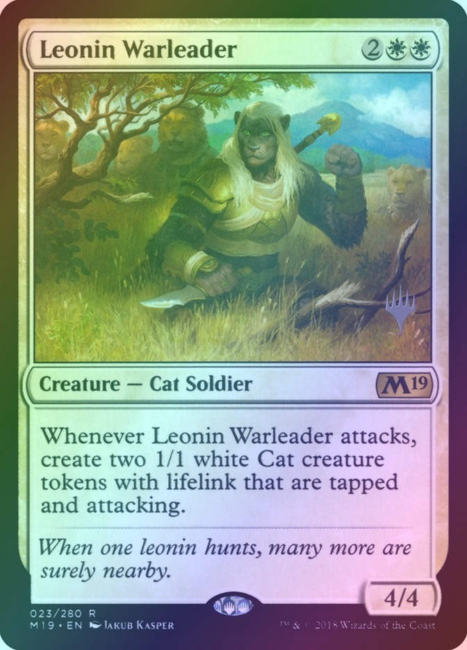 Leonin Warleader (PM19) (23p) / Foil