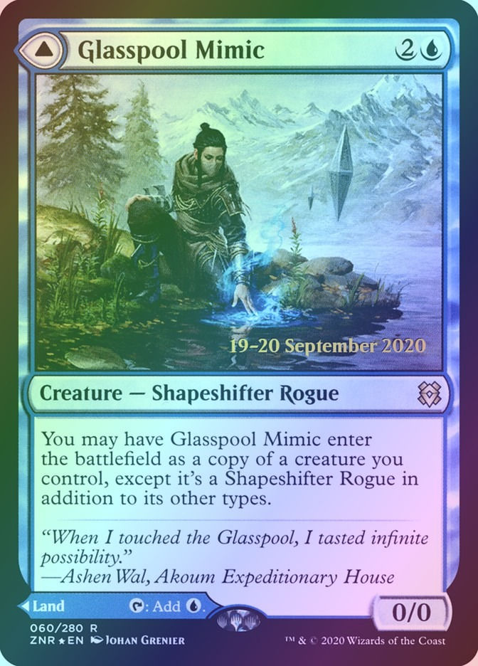 Glasspool Mimic // Glasspool Shore (PZNR) (60s) / Foil — cara 1 de 2