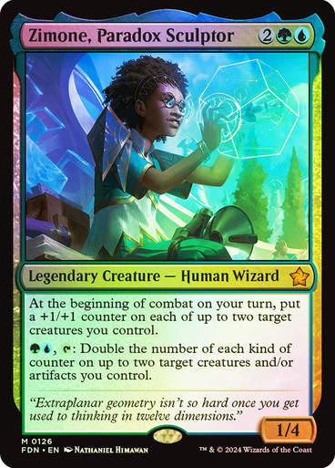 Zimone, Paradox Sculptor (FDN) (126) / Foil
