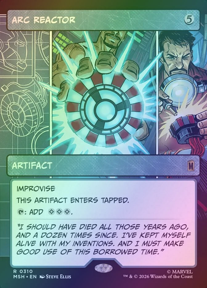 Arc Reactor (MSH) (310) / Showcase / Foil